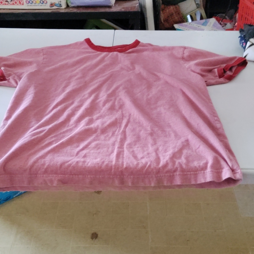 A pink and red shirt